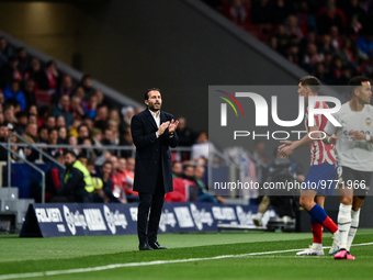 Ruben Baraja during La Liga match between Atletico de Madrid and Valencia CF at Civitas Metropolitano on March 18, 2023 in Madrid, Spain. (