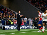 Ruben Baraja during La Liga match between Atletico de Madrid and Valencia CF at Civitas Metropolitano on March 18, 2023 in Madrid, Spain. (