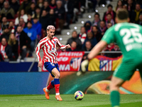 Antoine Griezmann during La Liga match between Atletico de Madrid and Valencia CF at Civitas Metropolitano on March 18, 2023 in Madrid, Spai...