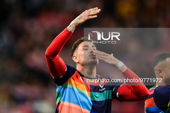 Josema Gimenez during La Liga match between Atletico de Madrid and Valencia CF at Civitas Metropolitano on March 18, 2023 in Madrid, Spain. 