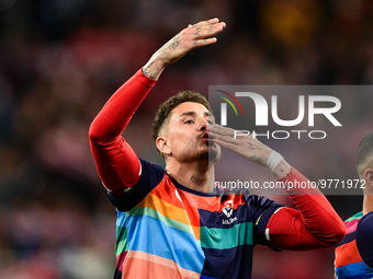 Josema Gimenez during La Liga match between Atletico de Madrid and Valencia CF at Civitas Metropolitano on March 18, 2023 in Madrid, Spain....