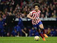 Axel Witsel defensive midfield of Atletico de Madrid and Belgium in action during the La Liga Santander match between Atletico de Madrid and...