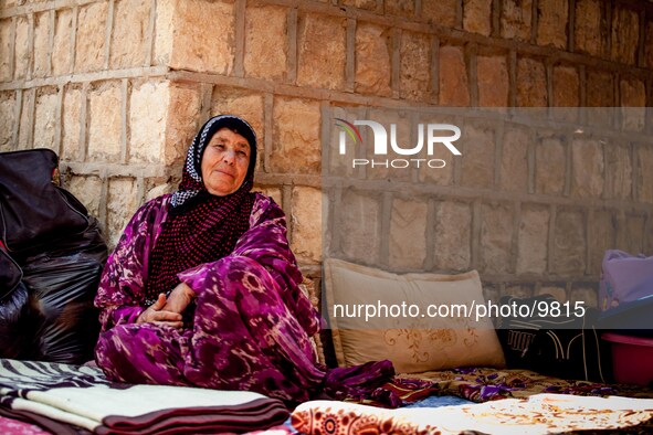 This elderly women told me that there was no space left at the official camps from the UNHCR after they arrived after a long and horrible es...