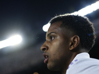 Rodrygo Goes right winger of Real Madrid and Brazil during the La Liga Santander match between FC Barcelona and Real Madrid CF at Spotify Ca...