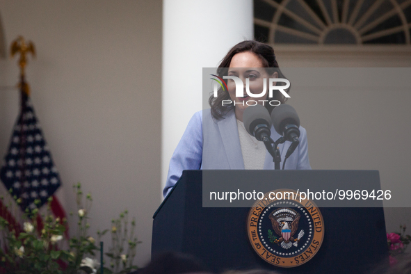 Teacher of the Year Rebecka Paterson speaks at an event honoring Teachers of the Year in the White House Rose Garden.  The teachers were cho...