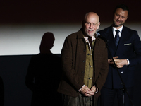 John Malkovich during the opening ceremony of the Off Camera Festival in Krakow, Poland on April 28, 2023. (