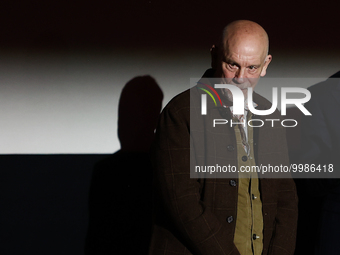 John Malkovich during the opening ceremony of the Off Camera Festival in Krakow, Poland on April 28, 2023. (