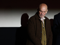 John Malkovich during the opening ceremony of the Off Camera Festival in Krakow, Poland on April 28, 2023. (