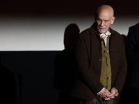 John Malkovich during the opening ceremony of the Off Camera Festival in Krakow, Poland on April 28, 2023. (